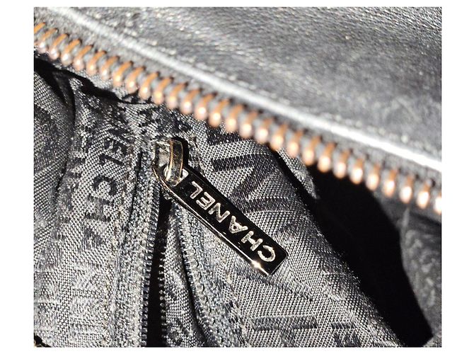 Borsa a mano Chanel East West Chocolate Bar Nero - vista 4