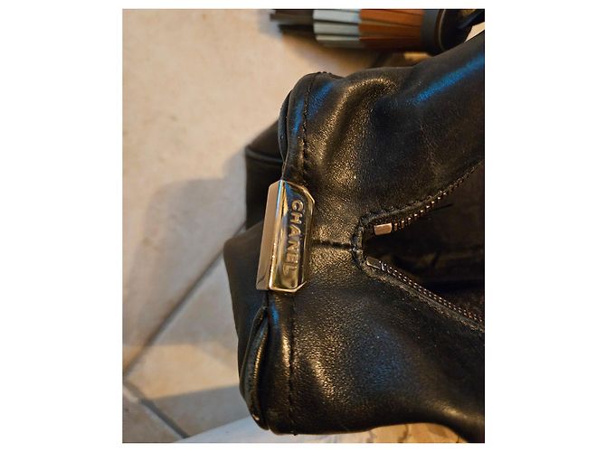Borsa a mano Chanel East West Chocolate Bar Nero - vista 9