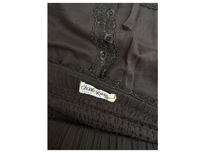 Autre Marque Vestido palabra de honor Charo Ruiz con encaje negro - vista 10