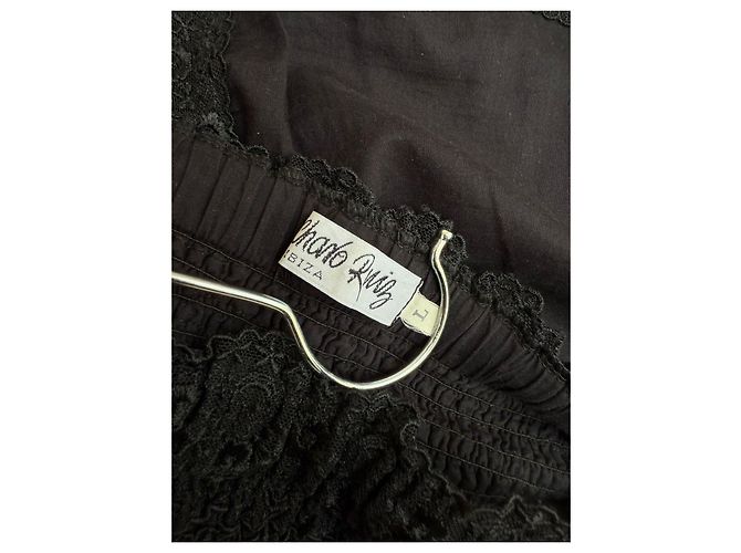 Autre Marque Vestido palabra de honor Charo Ruiz con encaje negro - vista 11