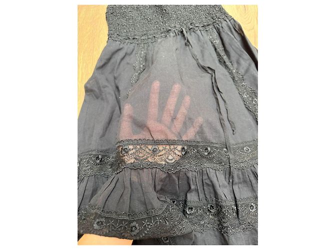 Autre Marque Vestido palabra de honor Charo Ruiz con encaje negro - vista 12