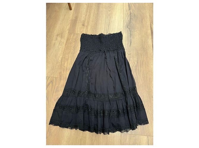Autre Marque Vestido palabra de honor Charo Ruiz con encaje negro - vista 7
