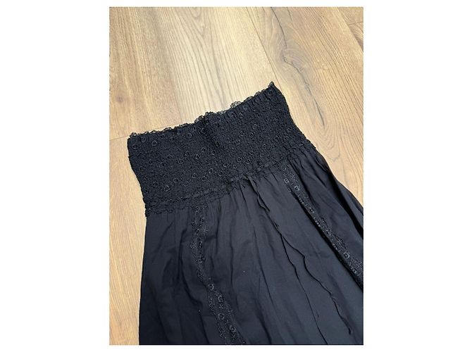 Autre Marque Vestido palabra de honor Charo Ruiz con encaje negro - vista 8