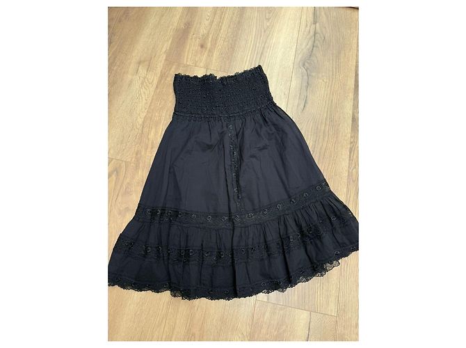 Autre Marque Vestido palabra de honor Charo Ruiz con encaje negro - vista 9