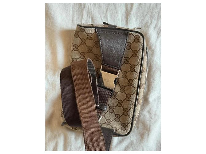 Marsupio Gucci GG Supreme Beige Marrone - vista 3