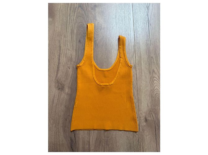 Zimmermann Regata canelada assimétrica laranja - vista 11