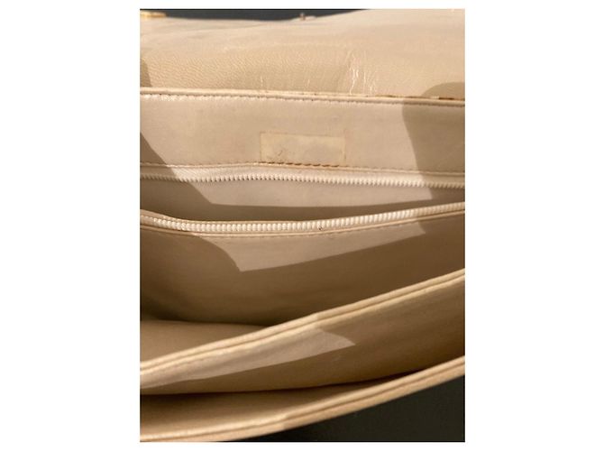 Jean Patou Borsa a tracolla in pelle beige Borbonese - vista 4
