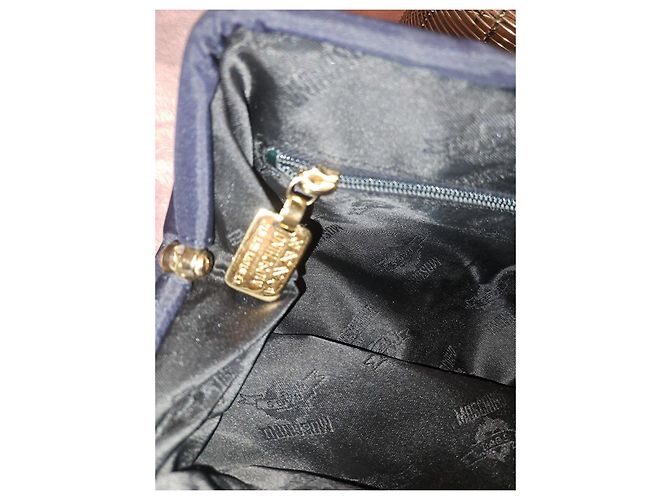 Moschino Handtasche aus schwarzem Nylon - Ansicht 6
