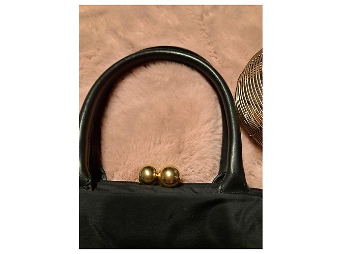 Moschino Handtasche aus schwarzem Nylon - Ansicht 9
