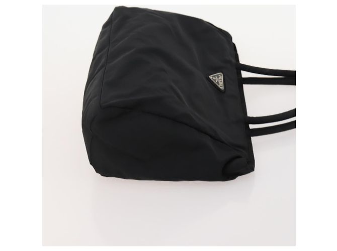 Borsa PRADA Nylon 4 Set Nero Argento Verde Auth 178840 - vista 10