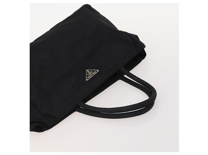 Borsa PRADA Nylon 4 Set Nero Argento Verde Auth 178840 - vista 11