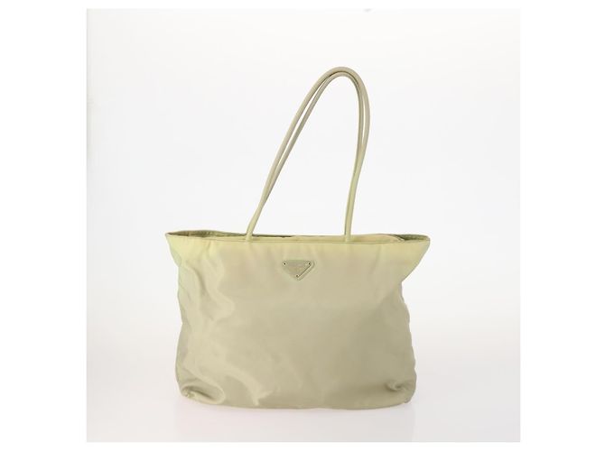 Borsa PRADA Nylon 4 Set Nero Argento Verde Auth 178840 - vista 2