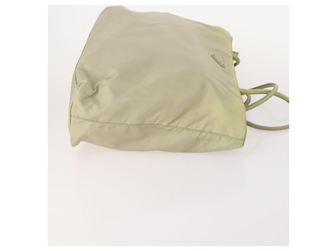 Borsa PRADA Nylon 4 Set Nero Argento Verde Auth 178840 - vista 4