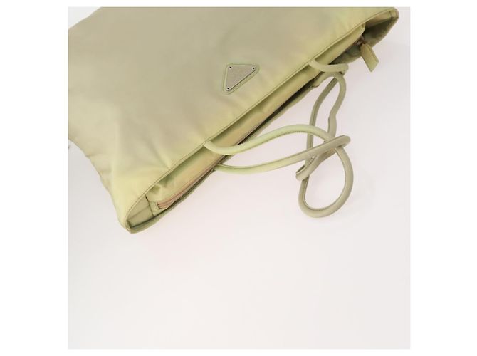 Borsa PRADA Nylon 4 Set Nero Argento Verde Auth 178840 - vista 5