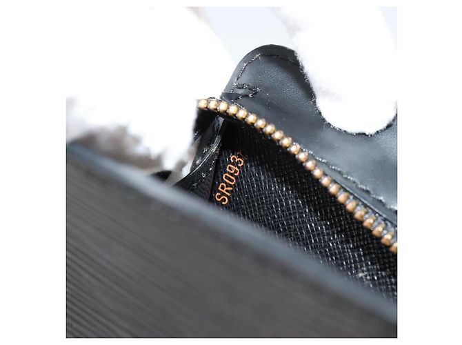 LOUIS VUITTON Epi Pochette Homme Clutch Nero M52522 LV Auth ep14507 - vista 12