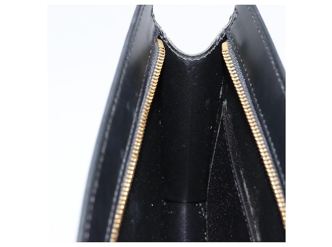 LOUIS VUITTON Epi Pochette Homme Clutch Nero M52522 LV Auth ep14507 - vista 19