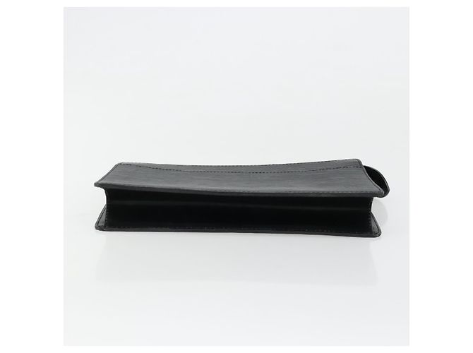 LOUIS VUITTON Epi Pochette Homme Clutch Nero M52522 LV Auth ep14507 - vista 6