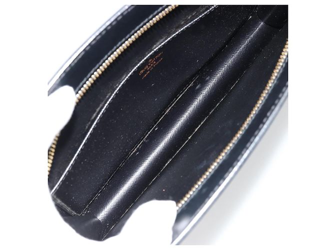 LOUIS VUITTON Epi Pochette Homme Clutch Nero M52522 LV Auth ep14507 - vista 9
