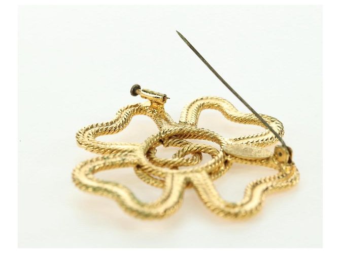 CHANEL Brooch metal Gold Tone CC Auth bs35091M - view 15