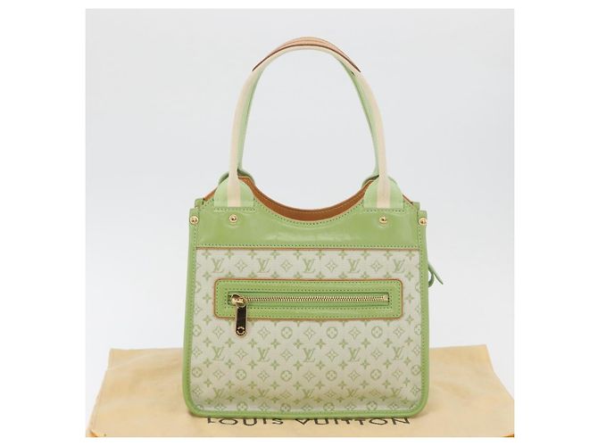 LOUIS VUITTON Monogram Mini Sac Catline Bag Almond Green M92931 LV Auth 179578V - vista 12