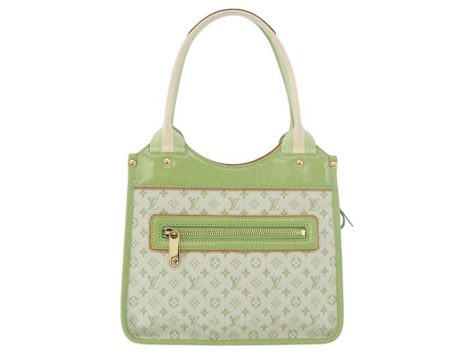 LOUIS VUITTON Monogram Mini Sac Catline Bag Almond Green M92931 LV Auth 179578V - vista 13