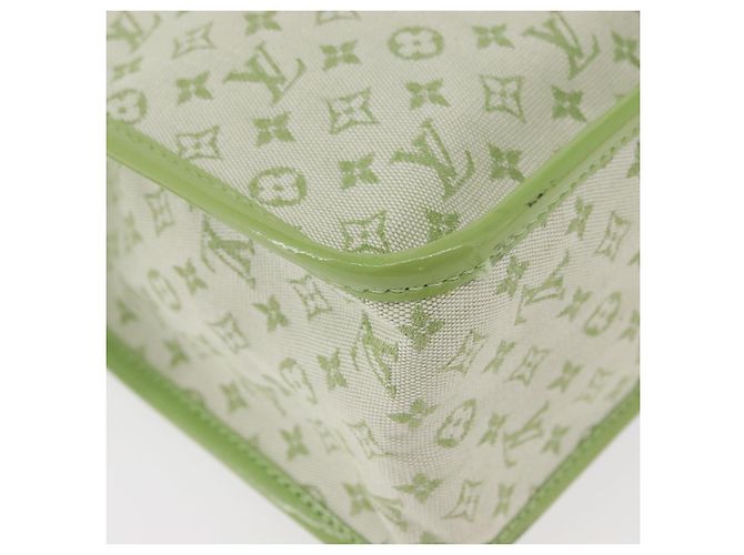 LOUIS VUITTON Monogram Mini Sac Catline Bag Almond Green M92931 LV Auth 179578V - vista 16
