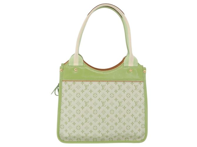 LOUIS VUITTON Monogram Mini Sac Catline Bag Almond Green M92931 LV Auth 179578V - vista 2