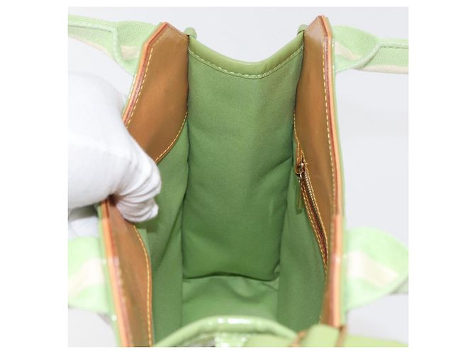 LOUIS VUITTON Monogram Mini Sac Catline Bag Almond Green M92931 LV Auth 179578V - vista 21