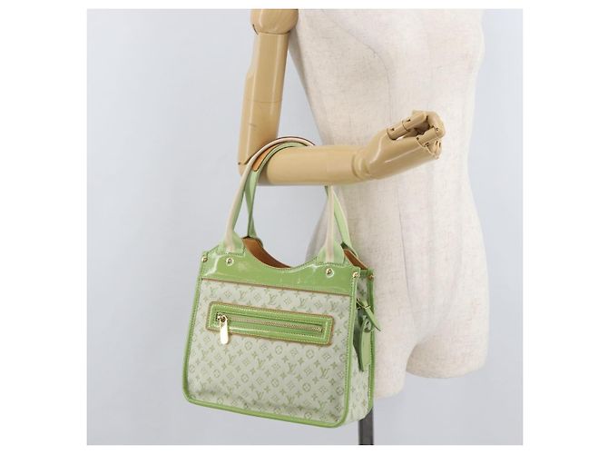 LOUIS VUITTON Monogram Mini Sac Catline Bag Almond Green M92931 LV Auth 179578V - vista 25