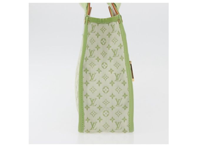 LOUIS VUITTON Monogram Mini Sac Catline Bag Almond Green M92931 LV Auth 179578V - vista 4