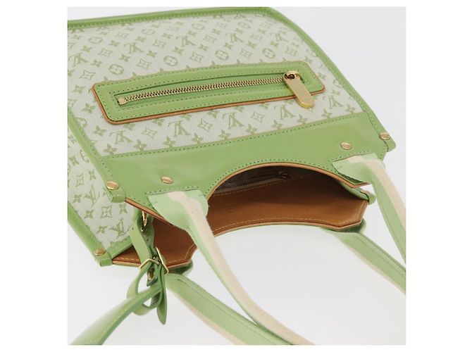 LOUIS VUITTON Monogram Mini Sac Catline Bag Almond Green M92931 LV Auth 179578V - vista 6