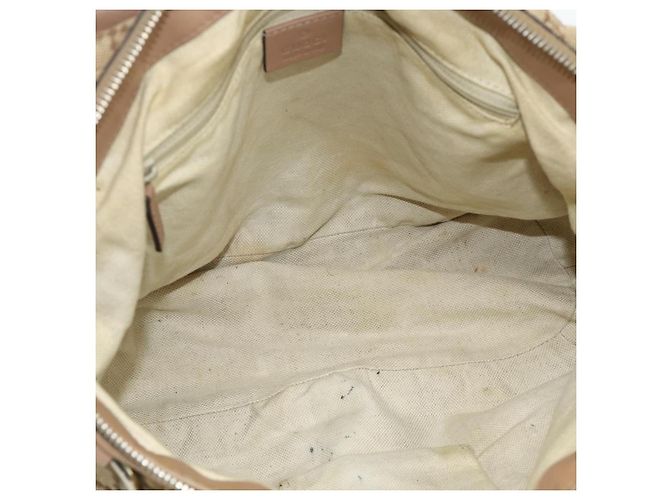 Borsa a mano GUCCI Diamante Canvas 2way Beige Oro 247902 Auth ka4301 D'oro - vista 11