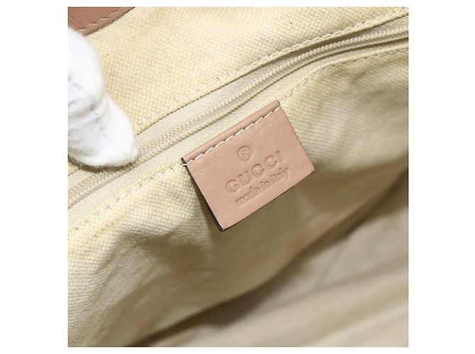 Borsa a mano GUCCI Diamante Canvas 2way Beige Oro 247902 Auth ka4301 D'oro - vista 19