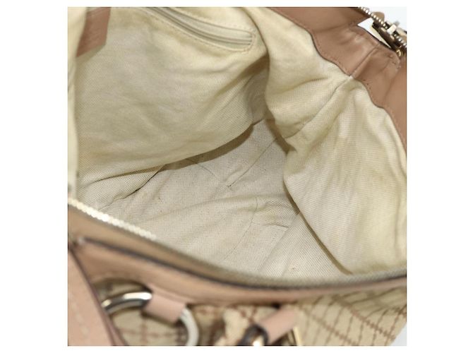 Borsa a mano GUCCI Diamante Canvas 2way Beige Oro 247902 Auth ka4301 D'oro - vista 20