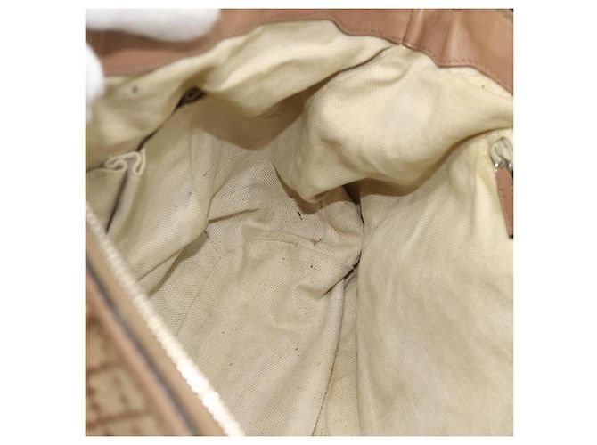 Borsa a mano GUCCI Diamante Canvas 2way Beige Oro 247902 Auth ka4301 D'oro - vista 21