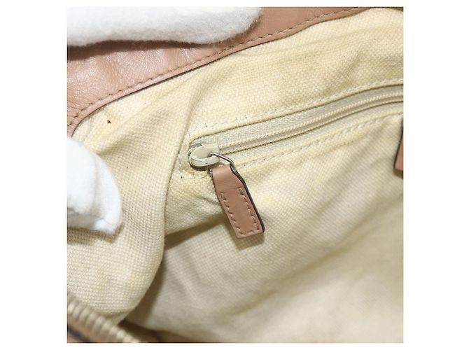 Borsa a mano GUCCI Diamante Canvas 2way Beige Oro 247902 Auth ka4301 D'oro - vista 22