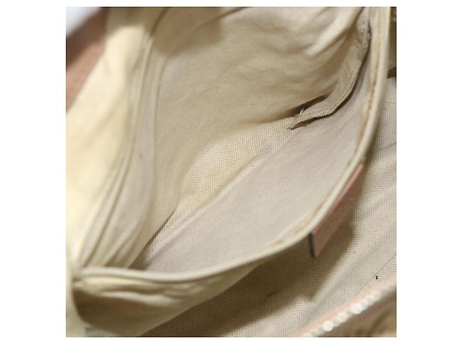 Borsa a mano GUCCI Diamante Canvas 2way Beige Oro 247902 Auth ka4301 D'oro - vista 23