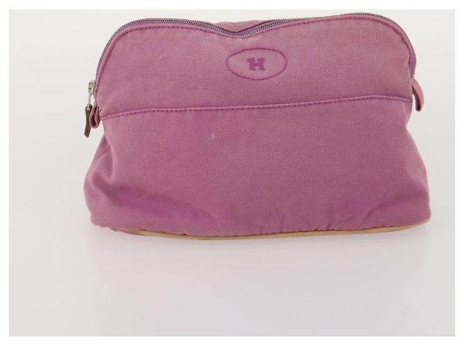 Hermès Borsa Fourre Tout HERMES Canvas 4 Set Bordeaux White pink Auth bs34897 Rosa Bianco Bordò - vista 14