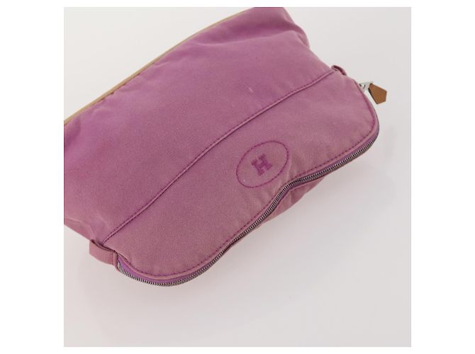 Hermès Borsa Fourre Tout HERMES Canvas 4 Set Bordeaux White pink Auth bs34897 Rosa Bianco Bordò - vista 17