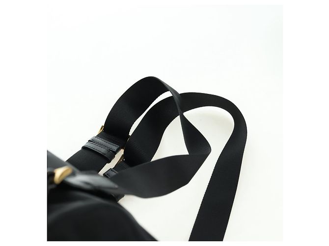 Zaino PRADA Robot Nylon Nero Argento Auth 176514SAV - vista 15