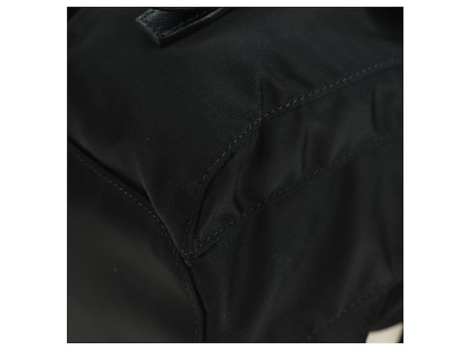 Zaino PRADA Robot Nylon Nero Argento Auth 176514SAV - vista 17