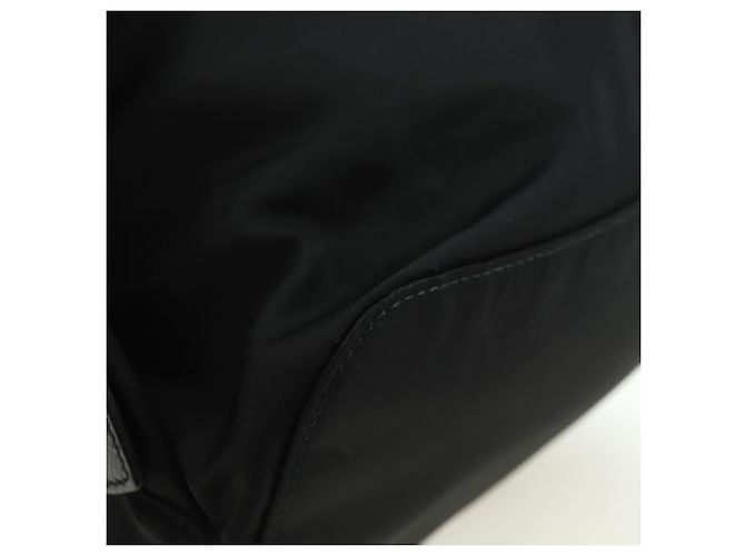 Zaino PRADA Robot Nylon Nero Argento Auth 176514SAV - vista 18