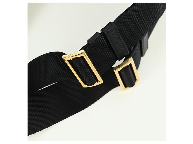 Zaino PRADA Robot Nylon Nero Argento Auth 176514SAV - vista 9