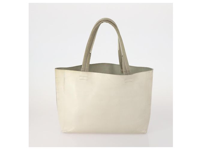 PRADA Schultertasche Canvas Nylon Leder 3er Set Braun Weiß Authentisch bs34891 - Ansicht 3