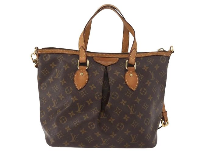 Borsa Tote LOUIS VUITTON Monogram Palermo PM M40145 LV Auth ep14576A Monogramma - vista 2