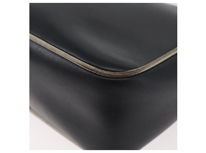 Céline CELINE Schultertasche aus Leder Schwarz Gold Auth 180163 Golden - Ansicht 17