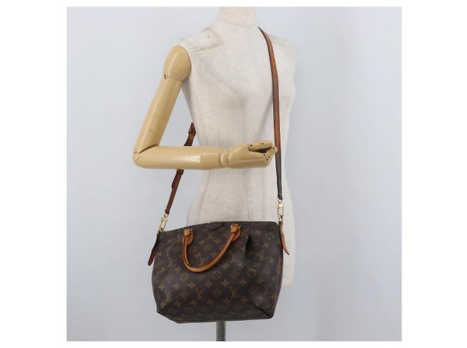 LOUIS VUITTON Monogram Turen PM Handtasche 2way M48813 LV Auth BA12598 Monogramm - Ansicht 25