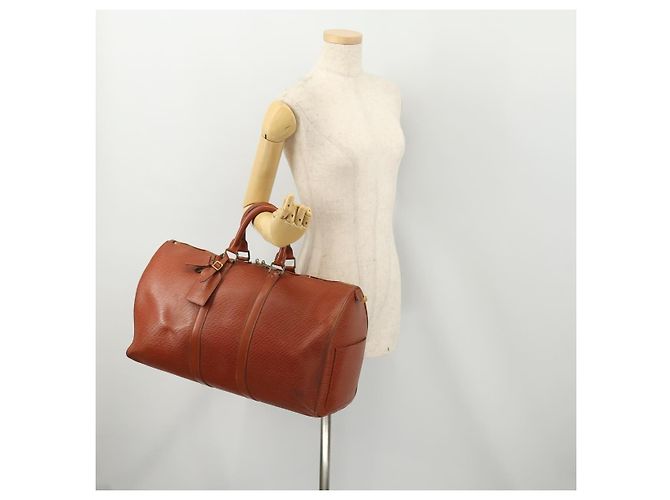 LOUIS VUITTON Epi Keepall 45 Boston Bag Marrone M42978 LV Auth bs34522 - vista 23