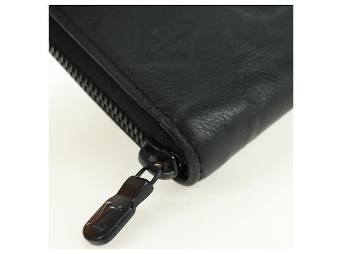 LOUIS VUITTON Empreinte Zippy Wallet Portafoglio Orizzontale Nero M11721 Auth 179337M - vista 14