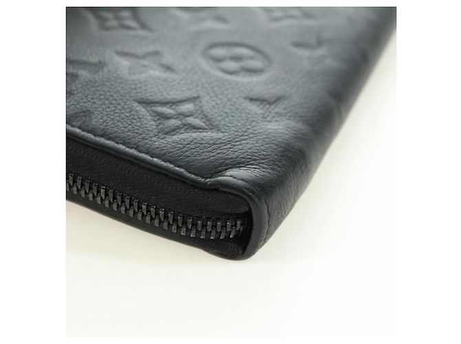 LOUIS VUITTON Empreinte Zippy Wallet Portafoglio Orizzontale Nero M11721 Auth 179337M - vista 16